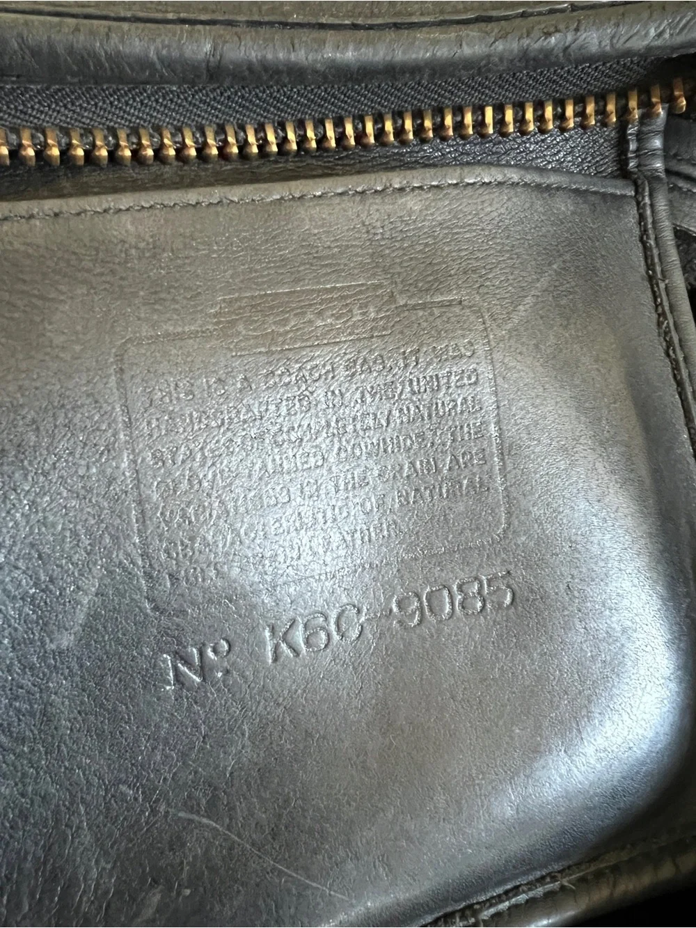 Coach vintage leather